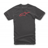 tričko AGELESS CLASSIC TEE krátky rukáv, ALPINESTARS (čierna/červená)