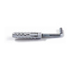 Stalco Hmoždinka rozperná s rovným hákom hmoždinka: Ø6x30mm, hák: Ø4x40mm 2/36 - KHP06