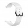 OEM Silikonový náramek pro chytré hodinky velikost L - 20mm (Amazfit, Samsung, Garmin, Honor, Huawei) Barva: Bílá