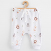 Detské bavlnené nohavice Jogger New Baby For Babies safari 62 (3-6m)