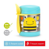 SKIPHOP SKIP HOP Zoo Termoska na jedlo s lyžičko/vidličkou Včielka 325 ml, 3r+
