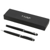 Guľôčkové pero a roller (čierna náplň) , Silver Farba: solid black