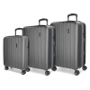 JOUMMA BAGS MOVOM Wood Antracite, Sada luxusných ABS cestovných kufrov, 75cm/65cm/55cm, 5319462