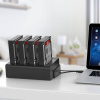 Dokovací stanice pro pevné disky Orico Clone 2.5 / 3,5 4 pozice USB3.0 1 až 3 (černý)