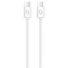 Aligator DATKP32 Dátový POWER 3A USB-C - USB-C, +m, bílý (DATKP32)