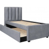 Halmar Čalúnená posteľ RUSSO 90x200 sivá