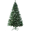 tectake 402822 umelý vianočný stromček so šiškami a kovovým stojanom 180 cm - zelená