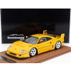 Tecnomodel Ferrari F40 Lm Press Version 1996 - White Rims - Con Vetrina - With Showcase 1:18 Giallo Modena - Yellow