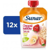 Sunar kašička ovocná kapsička banán, jahoda, ovsené vločky 12 x 120 g