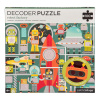 Petit Collage Puzzle roboti 100 ks s 3D okuliarmi