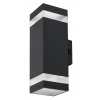 Rabalux Antracitové fasádne LED svietidlo Urfa Line 16W IP65 CCT 77210
