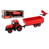 Teddies Traktor Zetor s valníkom plast 36cm na zotrvačník na bat. so svetlom so zvukom v krabici