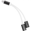 PremiumCord Adapter Lightning na 3,5 mm jack audio + Lightning charging kipod54