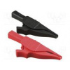 Krokosvorka 6A černá,červená Rozs.uchop max.40mm 1kV 2ks.