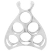 vidaXL Stojan na víno Strieborný 38 x 33 x 13 cm Hliník - Strieborná - 264092-280729