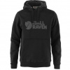 Fjällräven Fjällräven Logo Hoodie M, Farba BLACK, Veľkosť XS