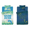 DETEXPOL Povlečení Game Over svítící bavlněné 140/200, 70/80 cm