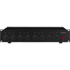Monacor PA-1850D - 8-kanálový PA zosilňovač triedy D, 8 x 50 W