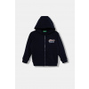 Detská bavlnená mikina United Colors of Benetton 3J68G503Y.P.seasonal tmavomodrá 110