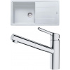 Set Franke G189 (dřez BFG 611 Bílá-led + baterie FC 3055.031 ORBIT Chrom) 114.0650.593