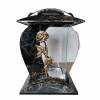 Svietnik, lampáš - Znicz umelecké sviečky Glas Art Mirror Rose paje (Svietnik, lampáš - Znicz umelecké sviečky Glas Art Mirror Rose paje)