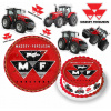 DIGITÁLNA TLAČ Jedlý obrázok na tortu Massey Ferguson Traktory + POSTAVY + TEXT