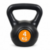 Kettlebell 4 kg plastový s cementovou výplňou