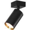 IMMAX NEO PUNTO-1 SMART bodové svietidlo čierne zlaté zdroj GU10 4,8 W, RGB + CCT, Zigbee 3.0, TUYA