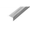 AP43/4 schodová lišta predvŕtaná ACARA, hliník elox striebro, 28 mm, 2,7 m, 5,5 mm