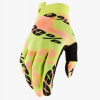 Rukavice 100 % Junior iTrack Kaledo yellow S