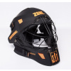 Zone UPGRADE Cat Eye Cage Mask Black-Lava čierna-oranžová
