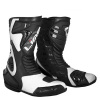 MBW SP111 LIME black white kožené moto boty - 40 - doprava zdarma
