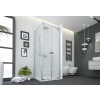 FORTE Sprchovací kút 80x80 cm DECO N2B+F1C Farba rámu - Hliník ossidato, Rozmer A - 80 cm, Rozmer B - 80 cm, Rozmer C - 200 cm, Výplň - Číre bezpečnostné sklo - 6 mm BDE8080348103
