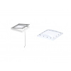 VELUX CVP manuálne ovládaný svetlík s kupolou ISD - akrylátová kupola číra Rozmer: 90cm x 90cm