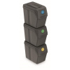 Odpadkový kôš Prosperplast SORTIBOX 3 x 20 l šedý kameň ISWB20S3-405U