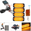 4x VÝSTRAŽNÉ SVIETIDLÁ STROBOSKOP POMOC ODŤAHOVKA LED