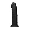 Shots REALROCK 19 cm Dual Density Silicone Dildo Black