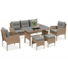 Focus Garden Focus CORTINA 5+1 záhradná sedacia súprava, béžová 002224
