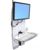 Ergotron StyleView Vertical Lift, nástenný držiak pre monitor, klávesnicu + prísl., 24