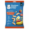 GERBER GERBER Snacks kukuričné chrumky jahoda a banán 28 g, 7+