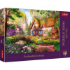 Puzzle 1000el. Premium Plus. Tea Time: Urocza chatka w lesie