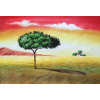 Ručne maľovaný olejomaľba osamelý strom (Ručne maľovaná olejomaľba Osamelý strom)
