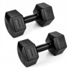 Pevné činky Spokey 2x 6 kg (Lavica na lavicu pre diváciu výcvik Barbell)