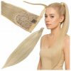 Pripevňovací KONSKÝ CHVOST 60 cm Syntetický Rovný Dlhý Blond
