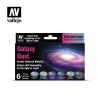 Vallejo sada 77.092 airbrush farieb Galaxy Dust 6x17 ml (Galaxy Dust Paint set 77.092)