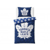 TipTrade Bavlnené obliečky 140x200 + 70x90 cm - NHL Toronto Maple Leafs Shields