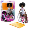 Mattel BRB MODELKA NA INVALIDNOM VOZÍKU V OVERALE SO SRDIEČKAMI