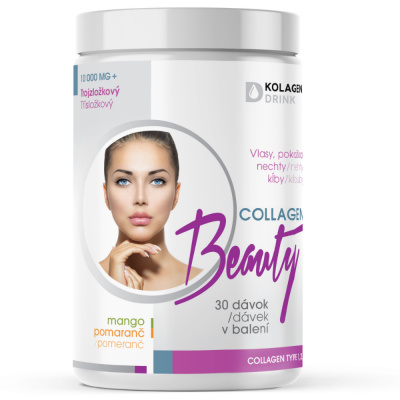 KolagenDrink Collagen Beauty trojzložkový hydrolyzovaný rybí kolagén typu 1 2 & 3 330 g