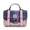 Kabelka The Medium Satchel Pink and Blue Tartan - Islander