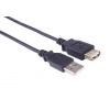 PremiumCord kupaa05bk USB 2.0 prodlužovací, A-A, 0,5m, černý